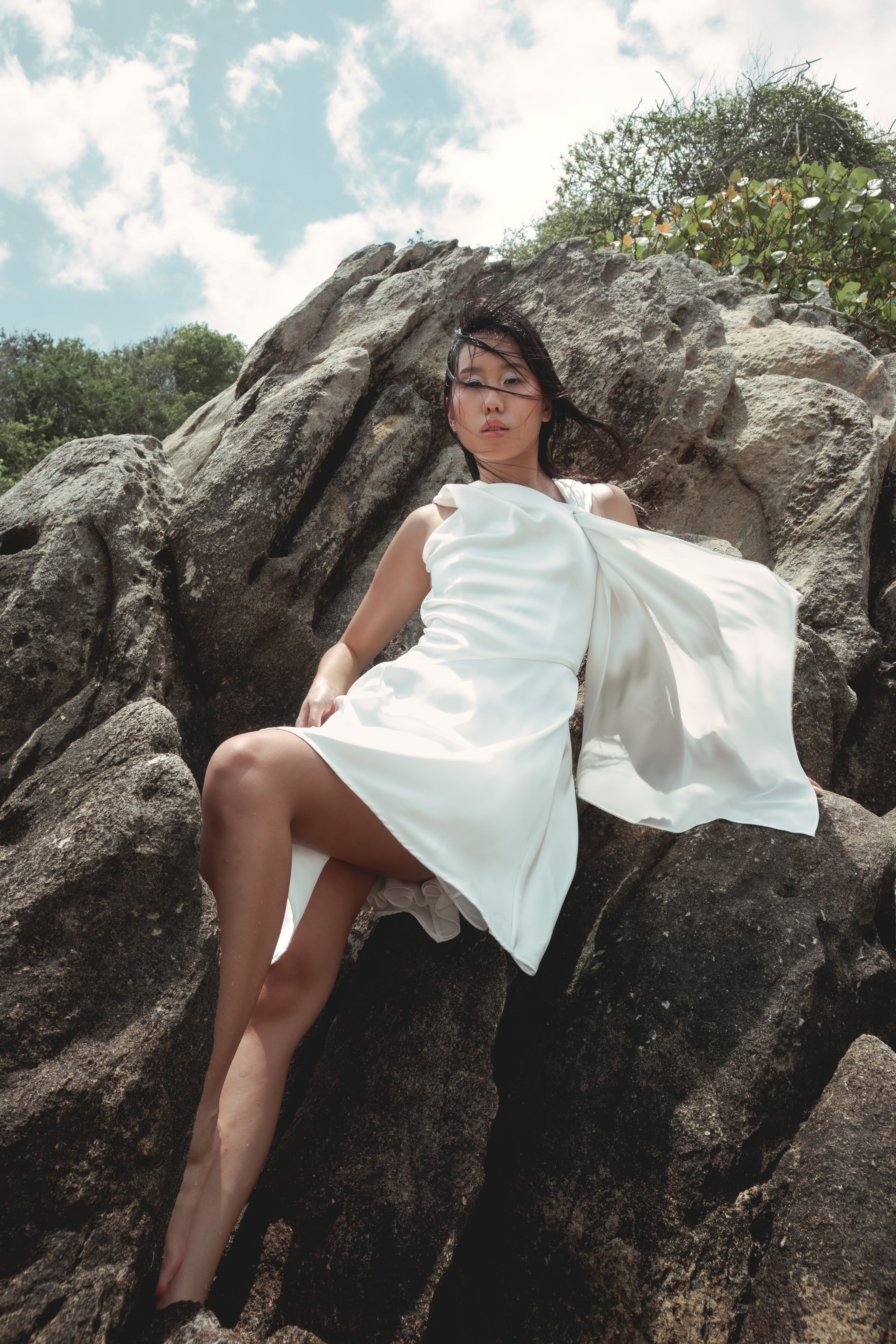 Celine The Draped Silk Mini